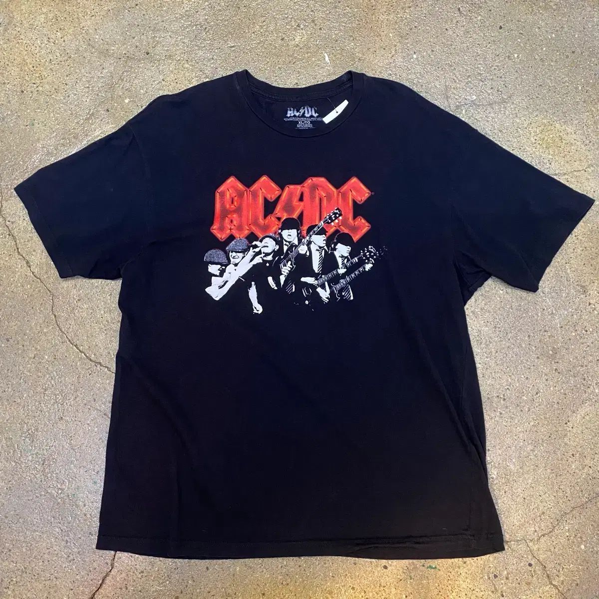 アメリカ ヴィンテージ ac/dc グラフィック ロゴ 半袖Tシャツ