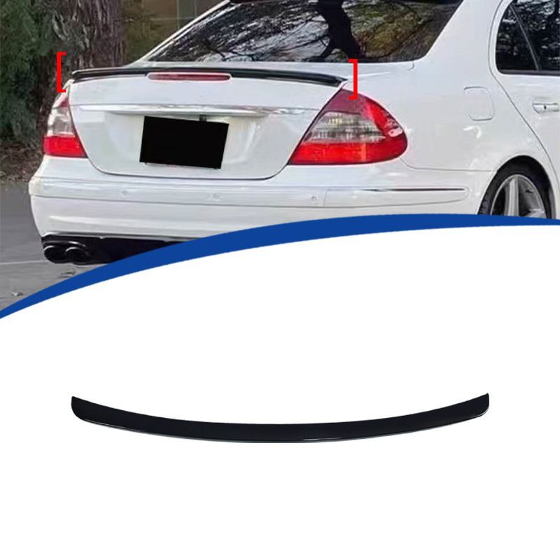 ベンツ Eクラス W211 2003-2008年対応 リアスポイラー ピアノブラック ABS製 貼り付け式 リアまわり 外装アクセントパーツ 8,540円