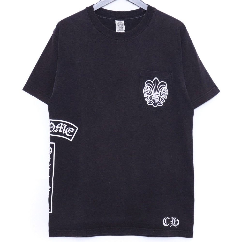 CHROME HEARTS オールド BSフレア Tバープリント ポケットTシャツ Mサイズ ブラック 67,100円
