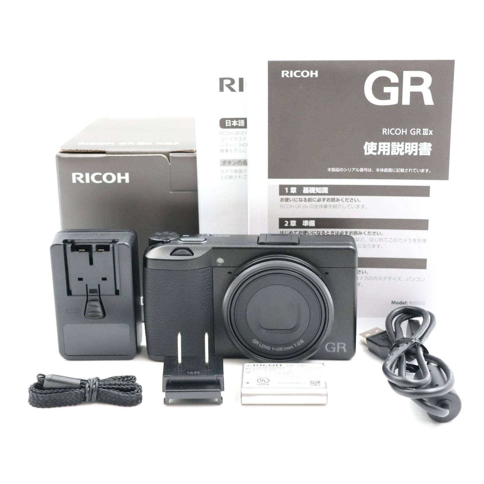 □シャッター数647枚！新品同様□ RICOH GR IIIx HDF コンパクト