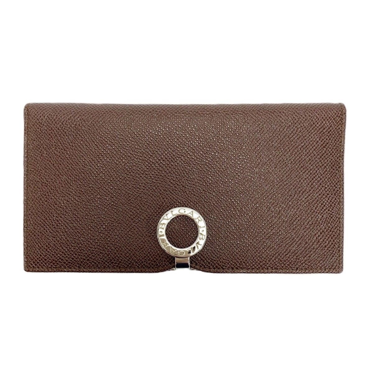 BVLGARI ブルガリ ロゴクリップ ビーゼロワン グレインレザー ブラウン