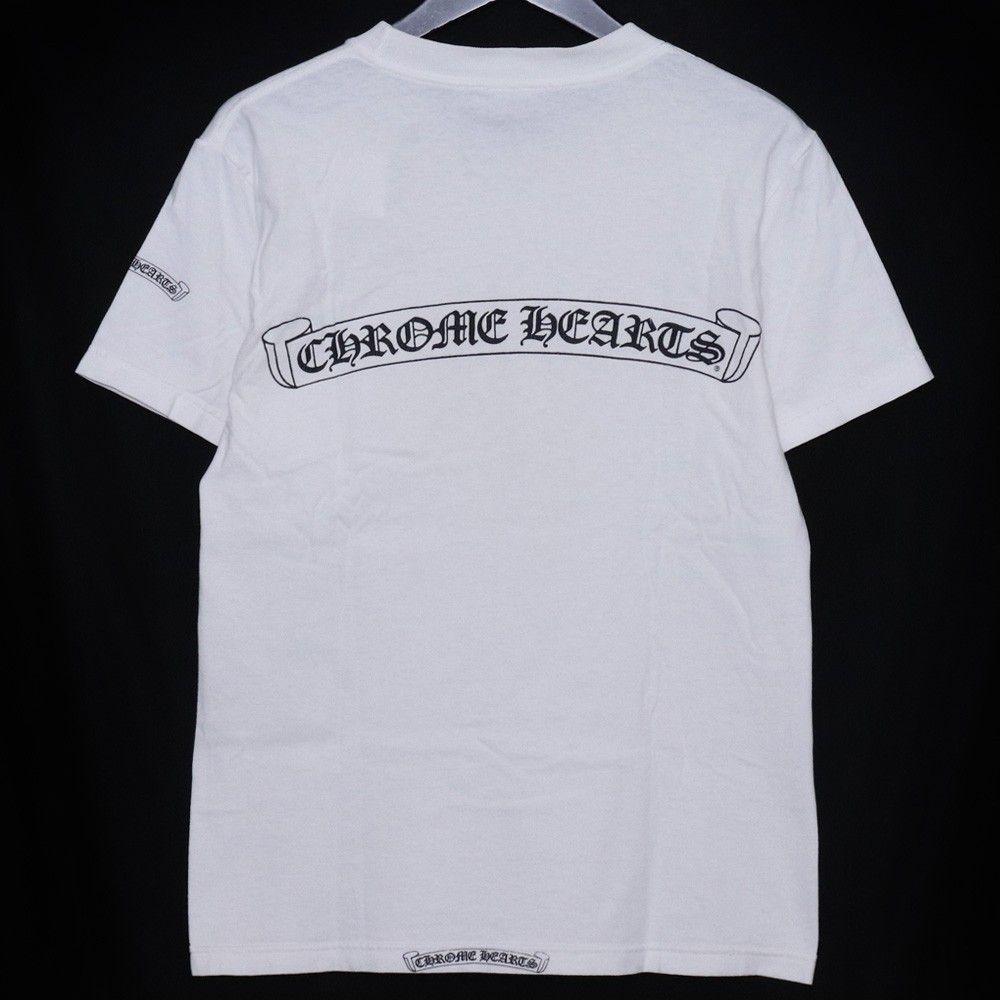 CHROME HEARTS オールド ネックロゴヴァインダガースクロールラベルT