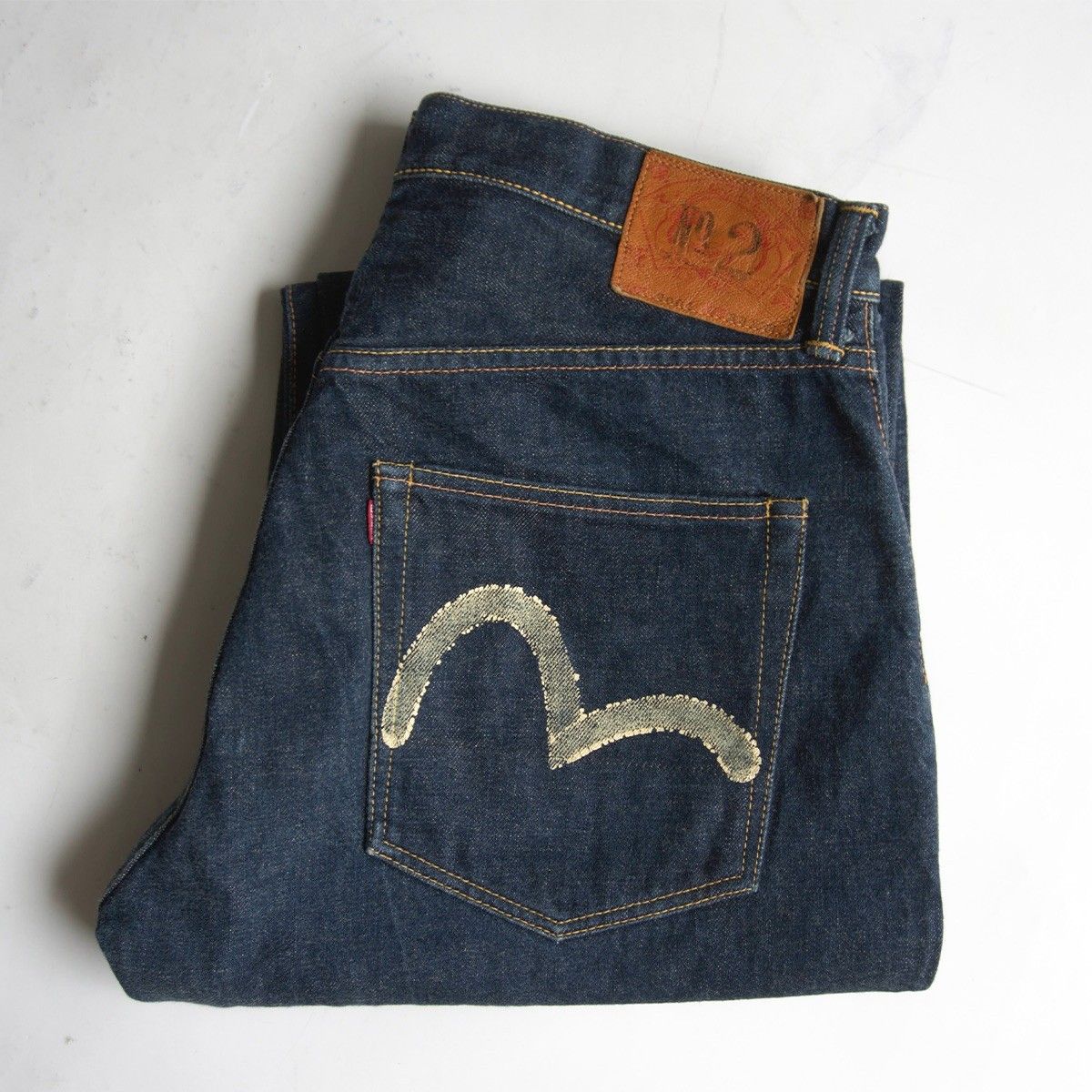 美品/濃紺】EVISU 【LOT.2001 デニムパンツ】33×35 エビス ジーンズ