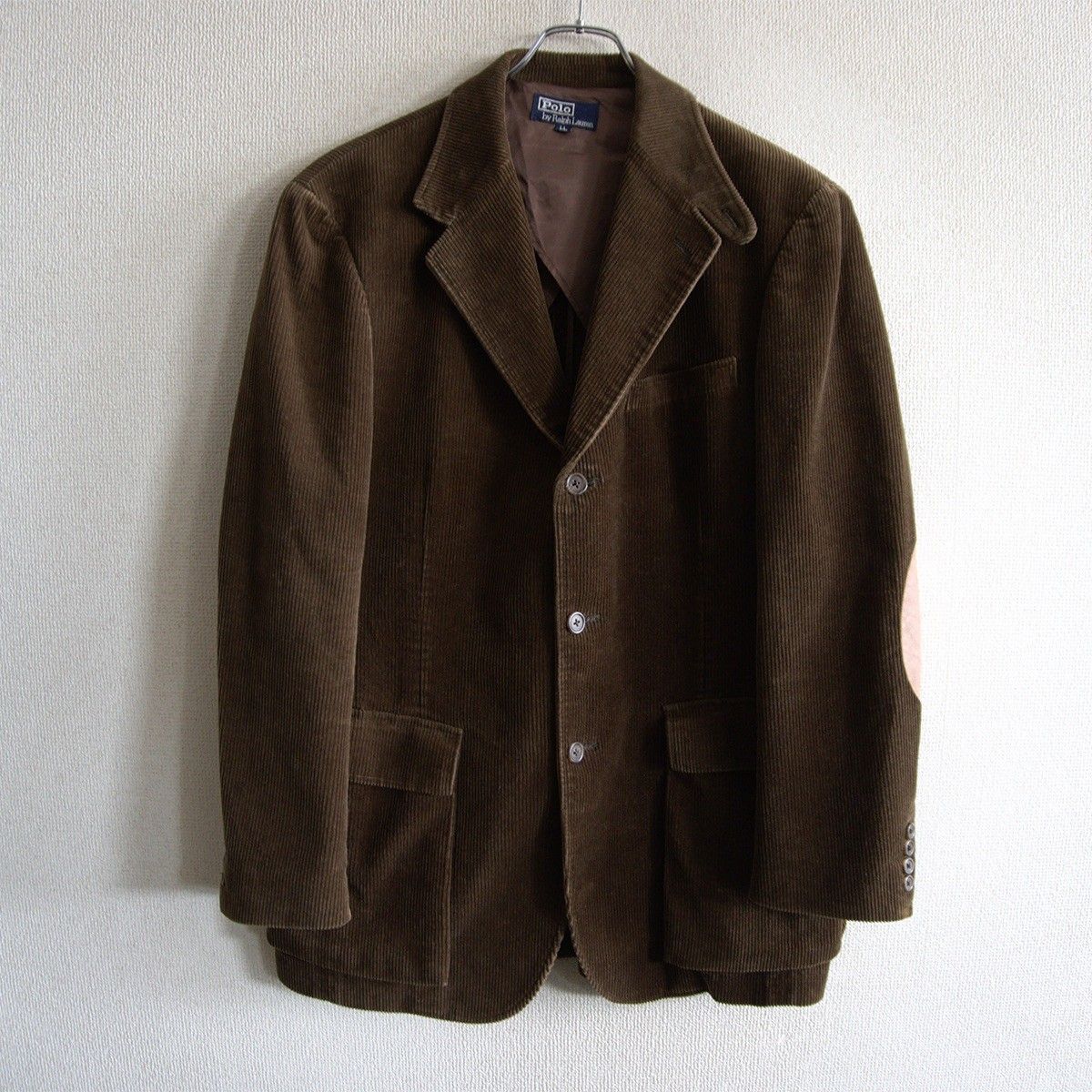 美品】POLO RALPH LAUREN【レザー エルボーパッチ コーデュロイ 