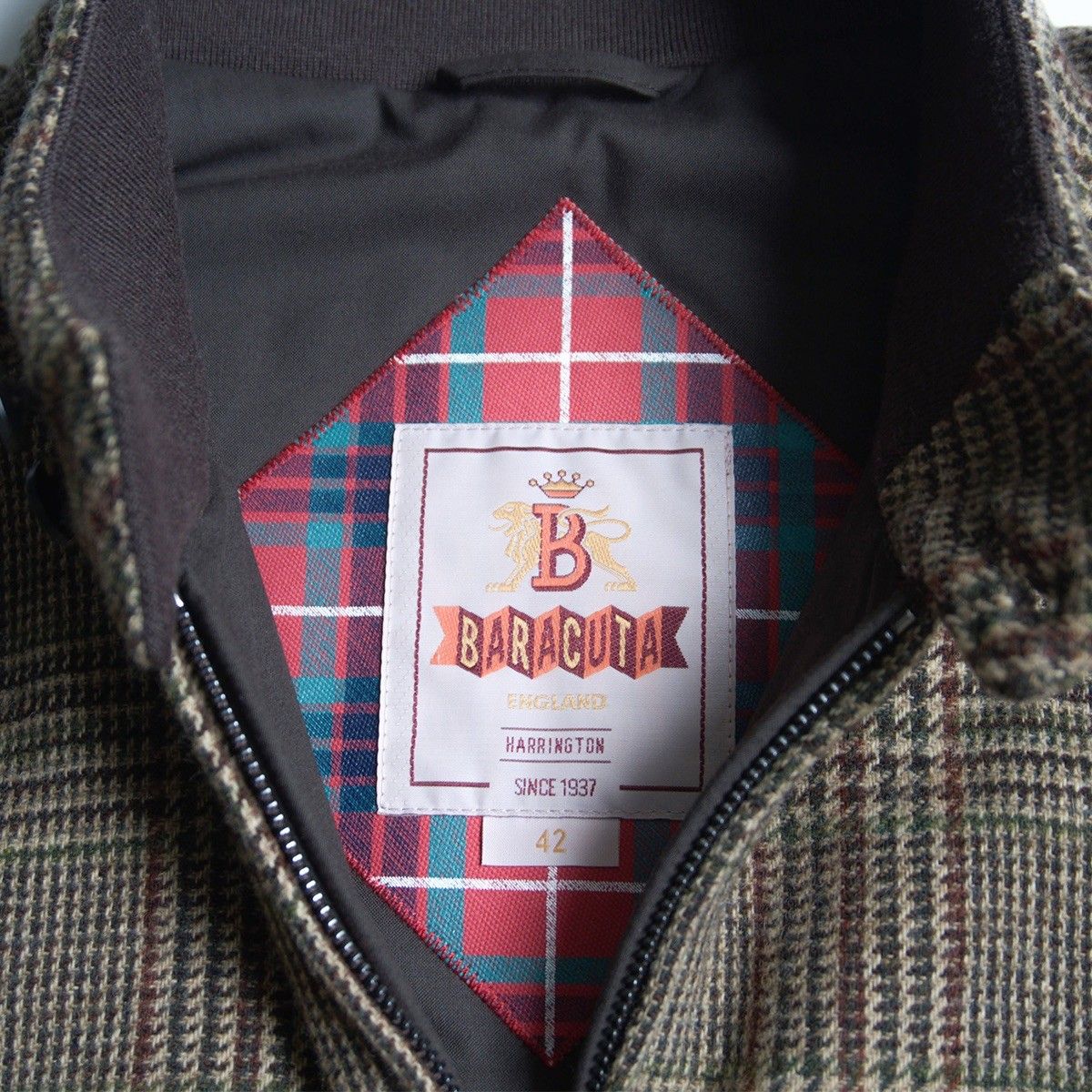 美品/ビッグサイズ】 BARACUTA 【MOON社/G9 ツイード スウィングトップ