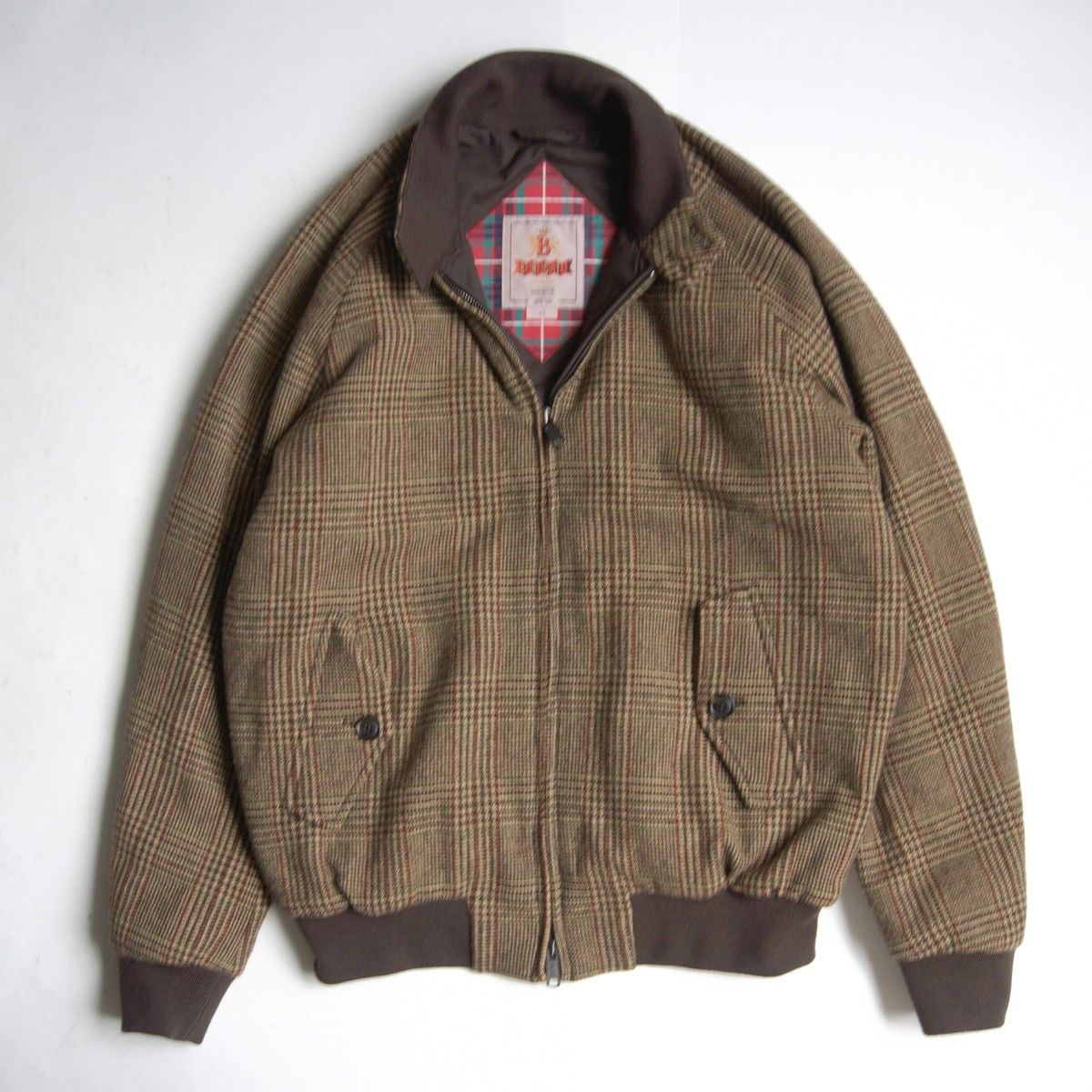 美品/ビッグサイズ】 BARACUTA 【MOON社/G9 ツイード スウィングトップ