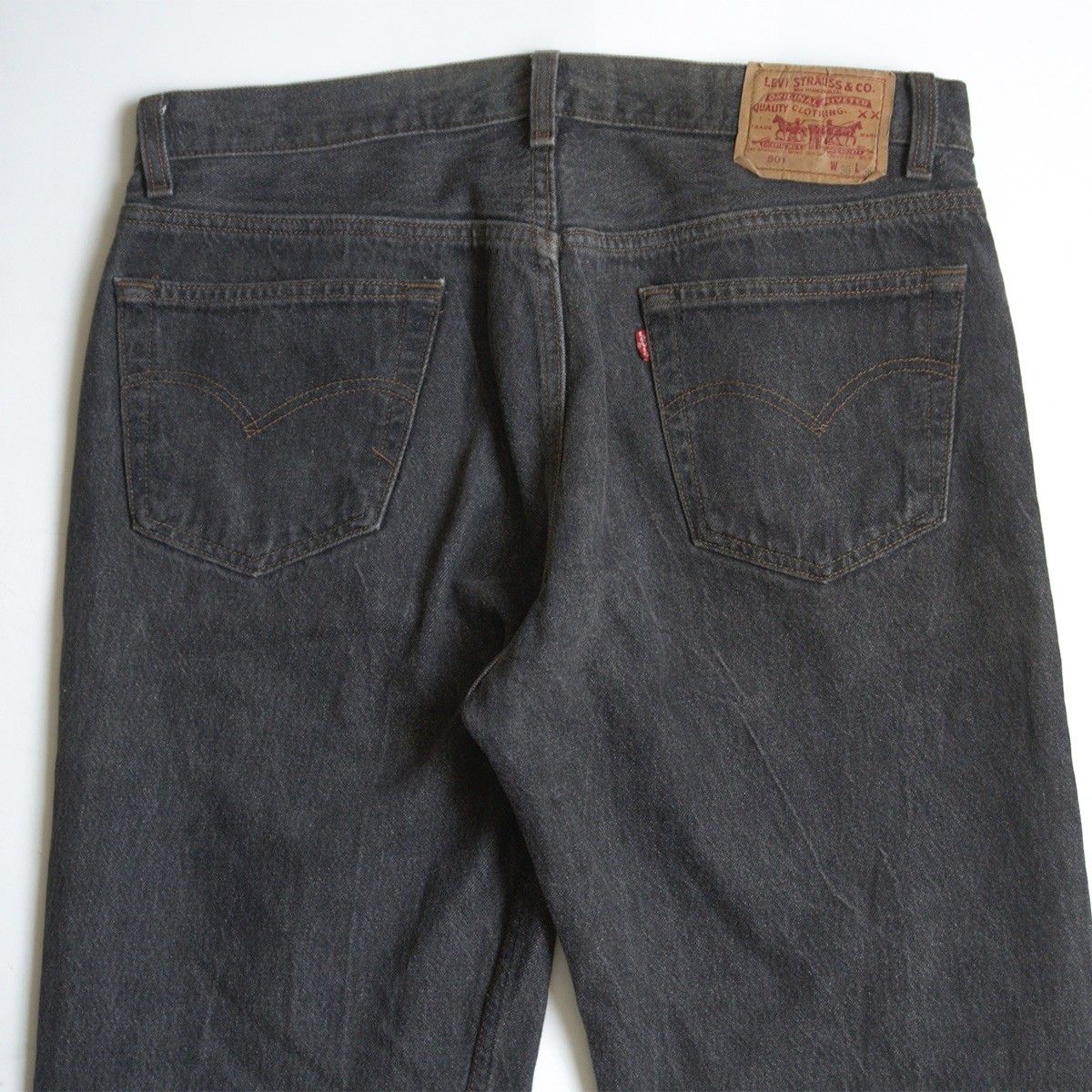先染め/状態良好】 LEVI'S 【80s/501 ブラックデニム デニムパンツ】36