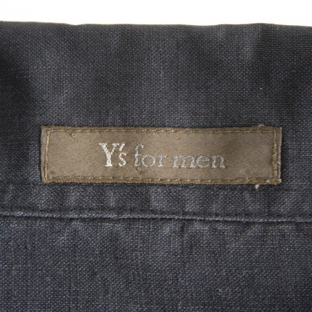Y's youji yamamoto リネン　レーヨン　半袖シャツ　11aw 雰囲気抜群】Y's for men【ボックスシルエット オープンカラー 半袖