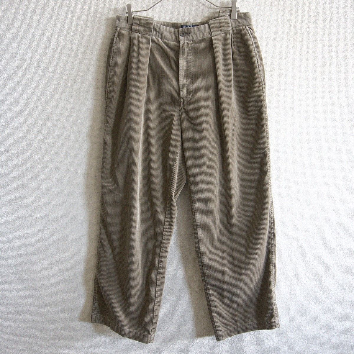 80s/USA製】POLO RALPH LAUREN【CORDUROY PRESTON PANTS】34 太畝