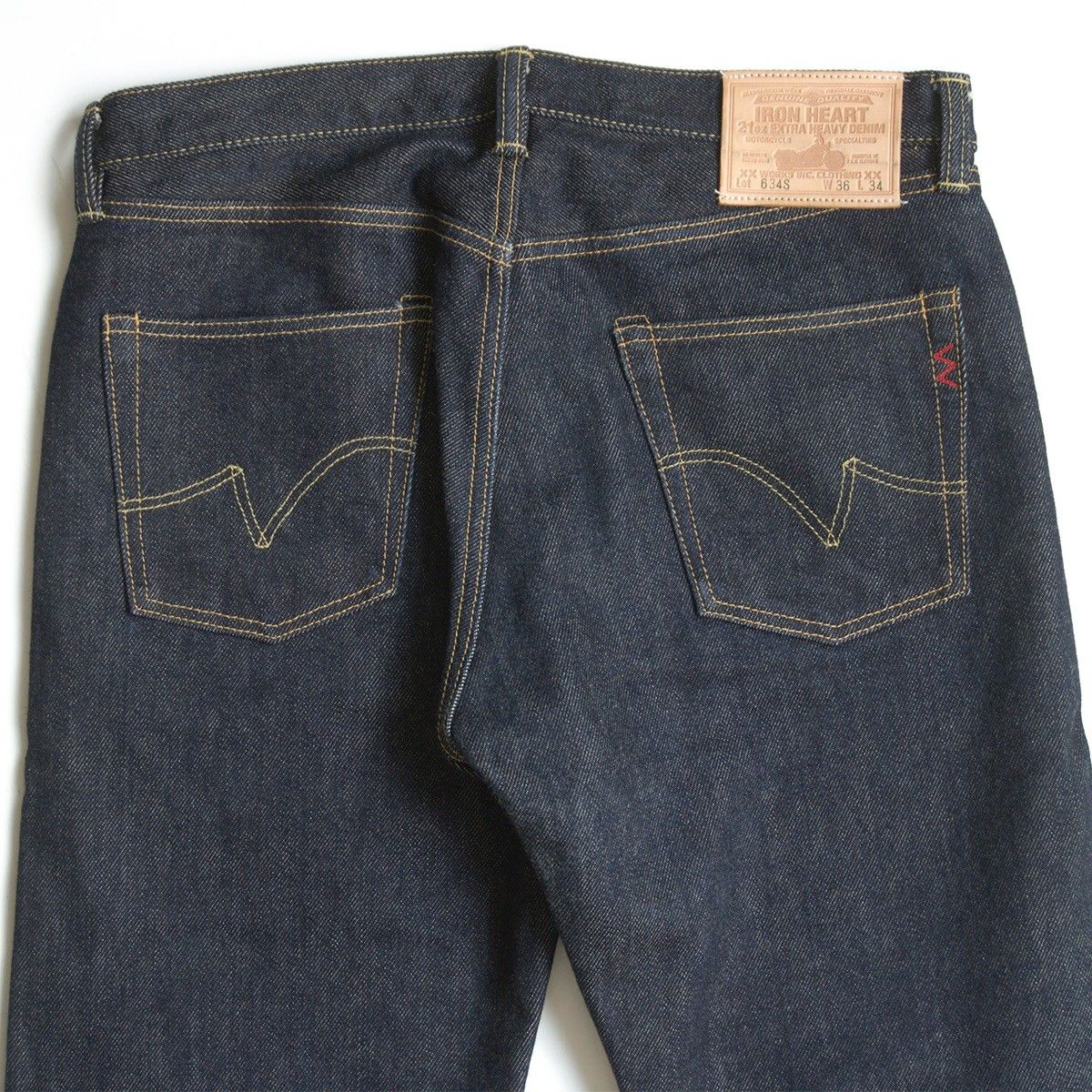 美品/濃紺】IRON HEART【LOT 634S 21oz EXTRA HEAVY DENIM】36 デニム