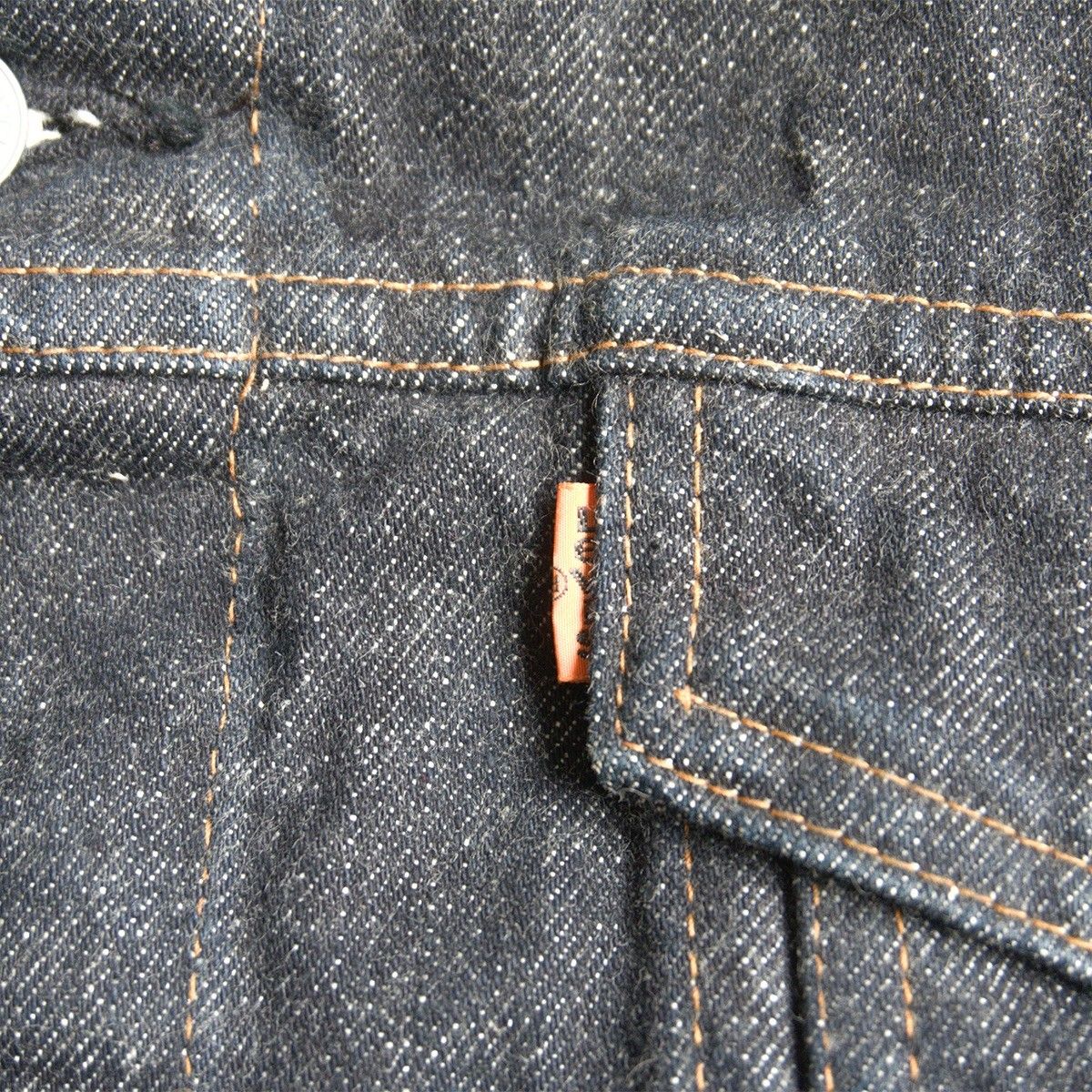 美品/80s】 LEVI'S 【70649-0259/先染め ブラック デニムジャケット