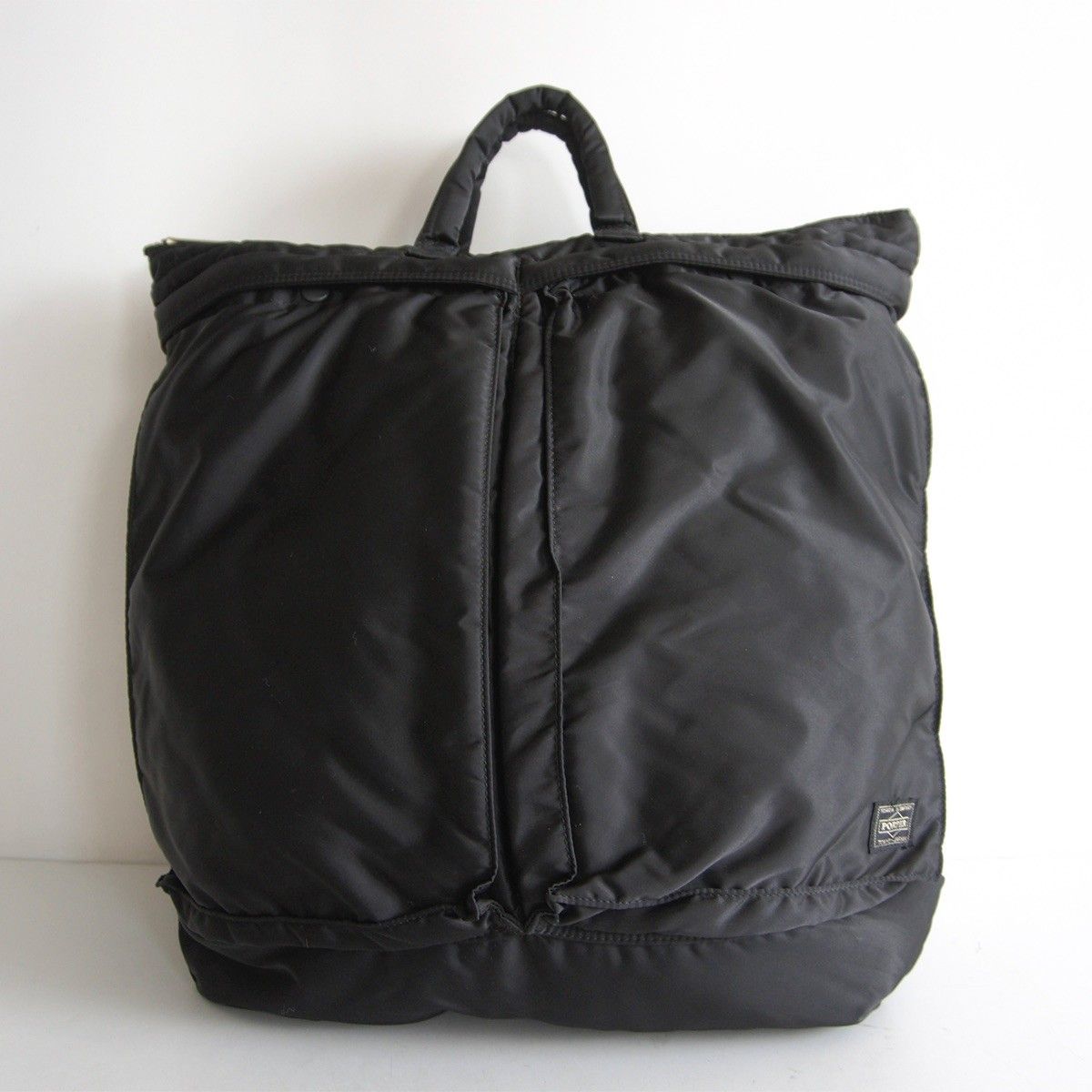 【美品】PORTER 【タンカー 2way ヘルメットバッグ】ポーター ショルダーバッグ ナイロン ブラック TANKER BAG s2607049