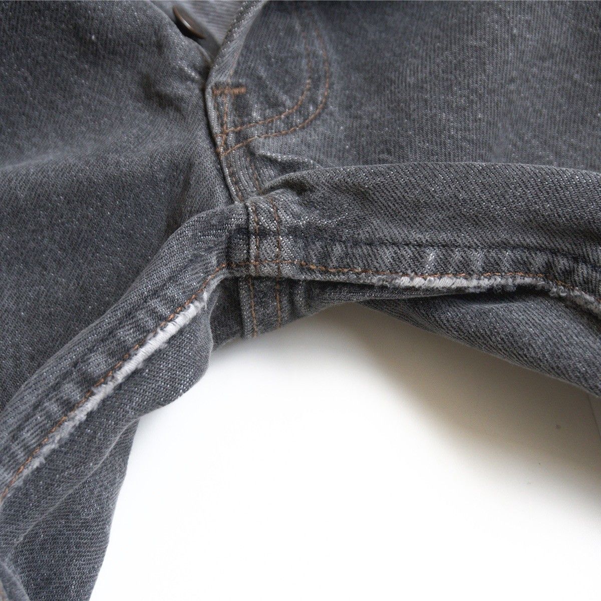 先染め】 LEVI'S 【80s/501 ブラックデニム デニムパンツ】32×32