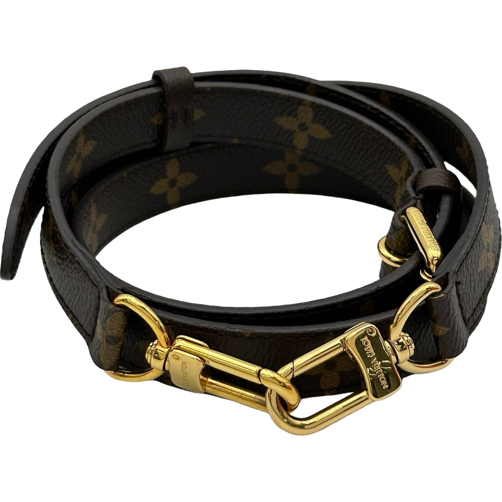 ルイ・ヴィトン LOUIS VUITTON ストラップ ブラウン モノグラムキャンバス レディース ストラップ