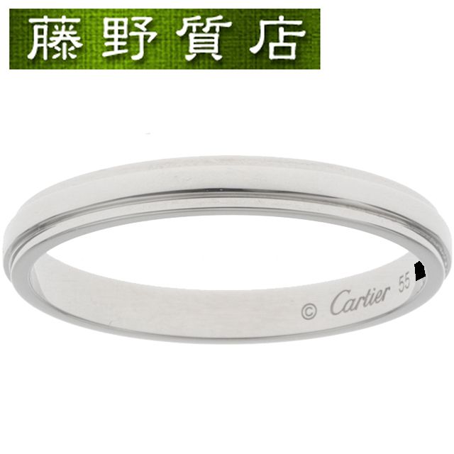 （新品仕上げ済）カルティエ CARTIER ダムール ウェディング リング B4093900 Pt950 プラチナ #55 ブランドリング レディース プラチナリング カルティエリング カルティエ リング 55 カルティエダムール 証明書付き 8916