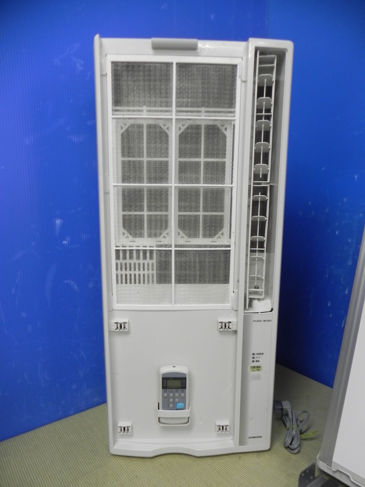 S865☆延長枠付き CORONA CW-16A4 2025年製 窓用エアコン 動作品・送料