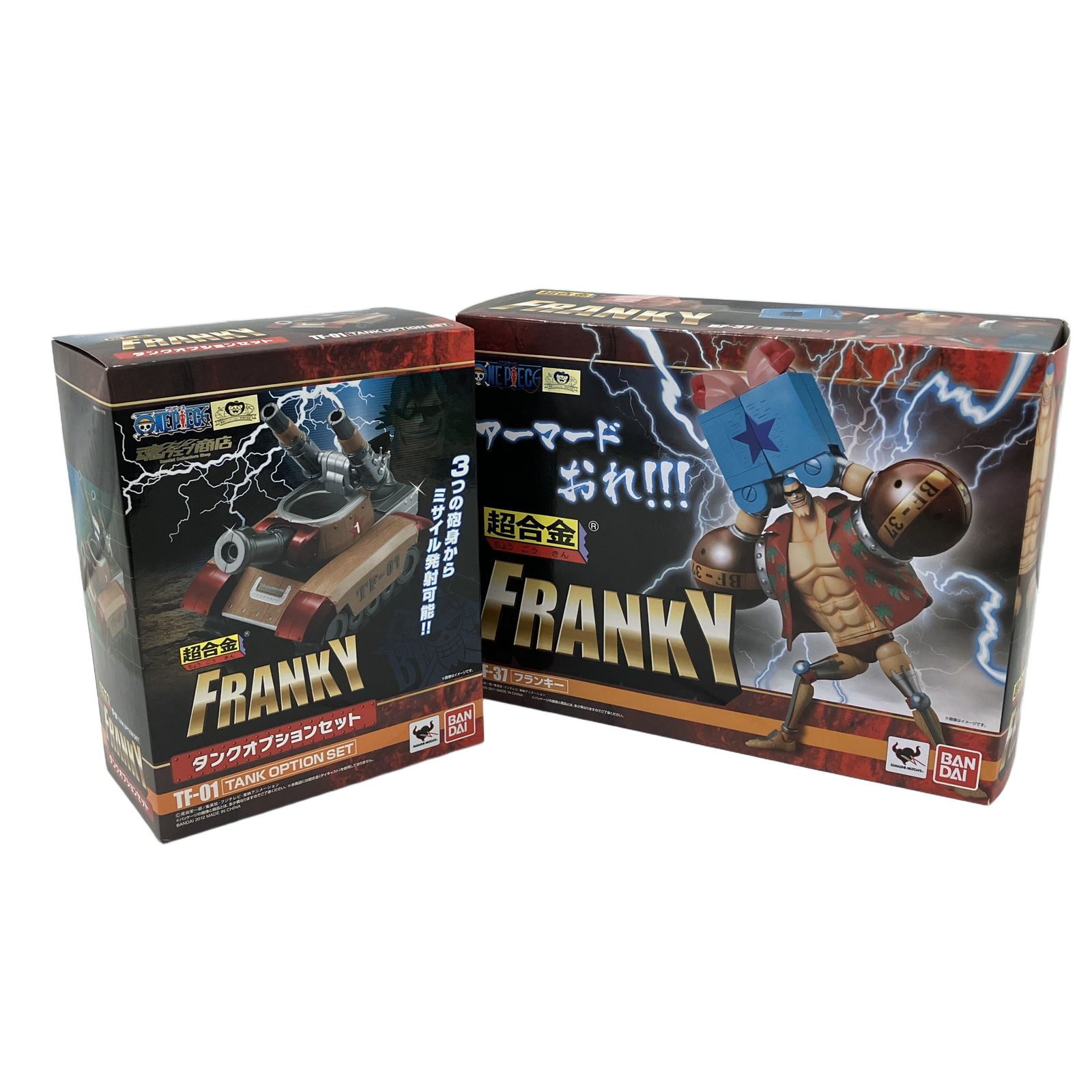 BANDAI ONE PIECE 超合金 BF-37 フランキー TF-01 タンクオプション