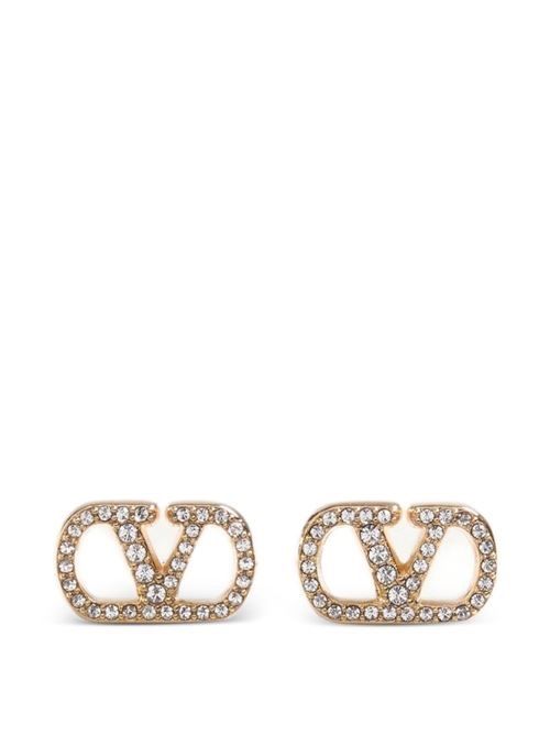VALENTINO GARAVANI VLOGO シグネチャー ストラス イヤリング 送料無料