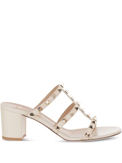 VALENTINO GARAVANI ロックスタッド レザー サンダル 送料無料