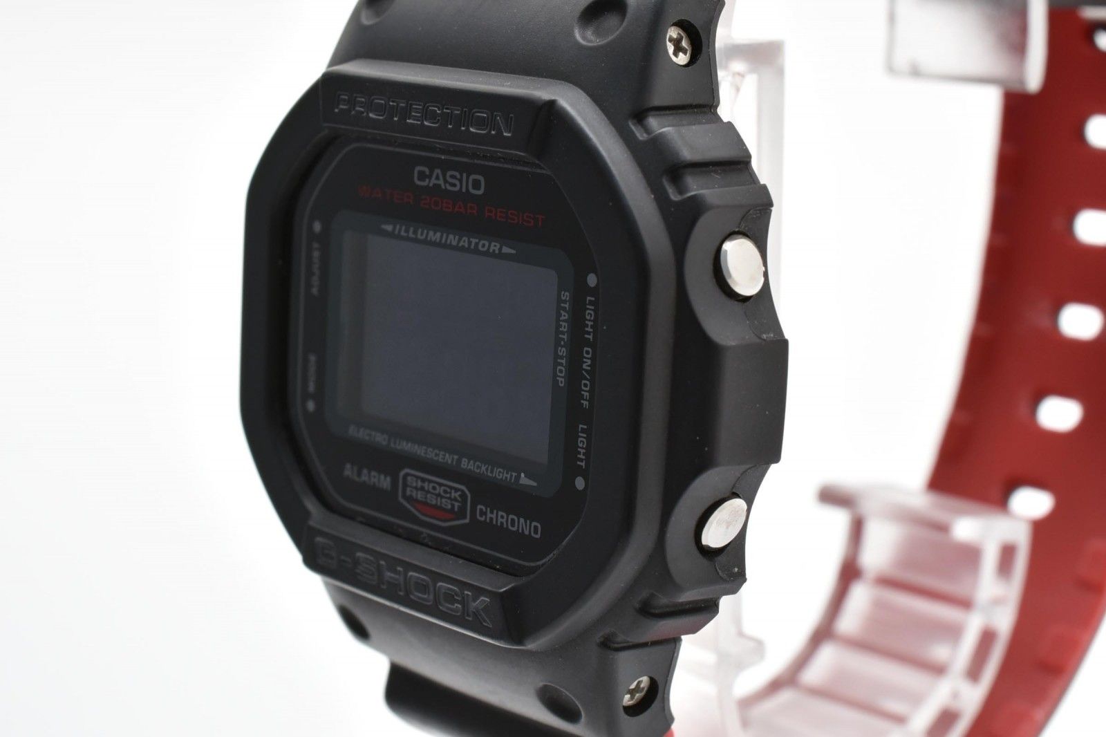 カシオ CASIO G-SHOCK DW-5600HR クォーツ デジタル 腕時計 ブラック 樹脂ケース レジンベルト メンズ