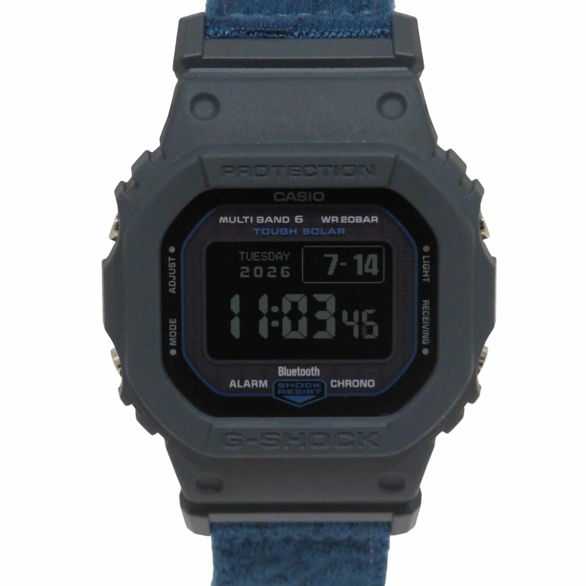 カシオ CASIO G-SHOCK 腕時計 樹脂 電波ソーラー ブラック文字盤 GW-BX5600CBG-2JR メンズ