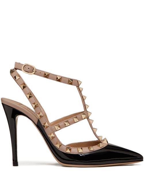 VALENTINO GARAVANI ロックスタッド レザー パンプス 送料無料