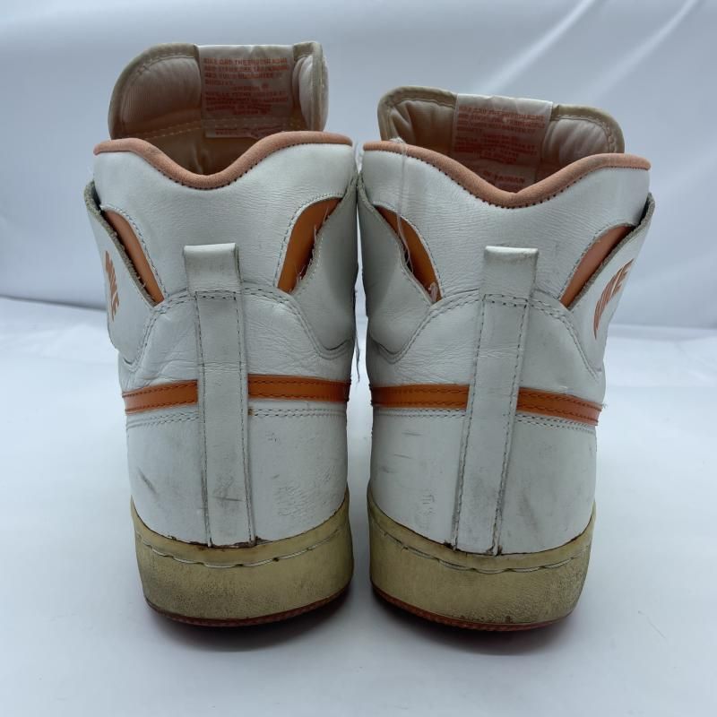 中古】80s NIKE team convention 86年製 US12 ホワイト/オレンジ