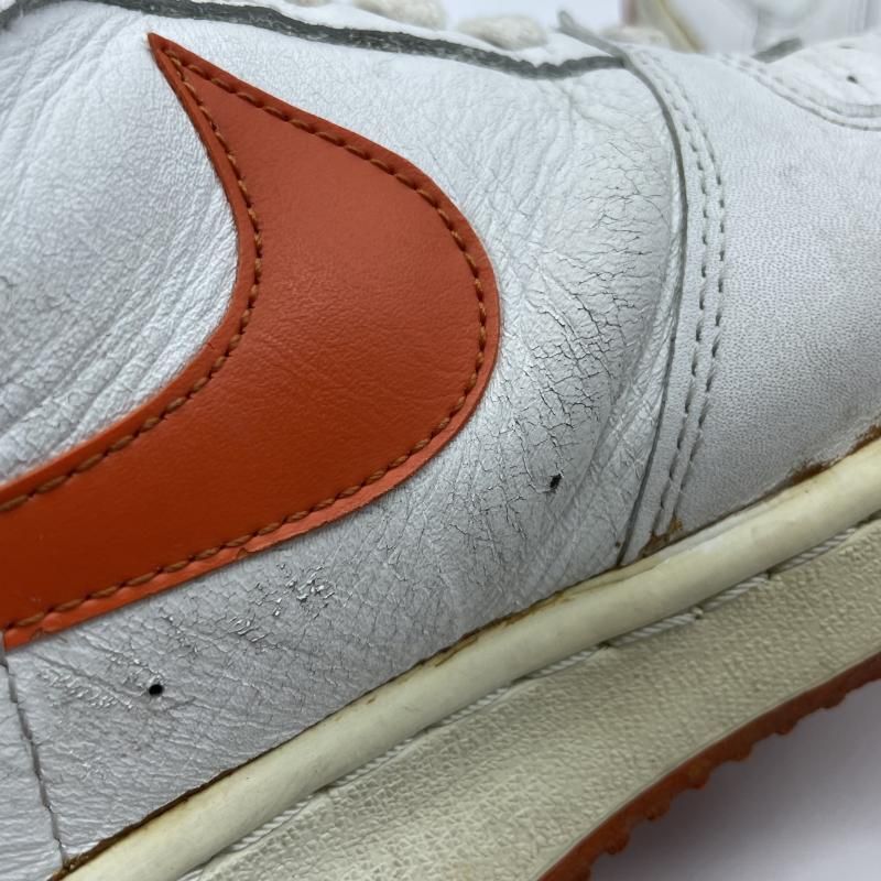 中古】80s NIKE team convention 86年製 US12 ホワイト/オレンジ