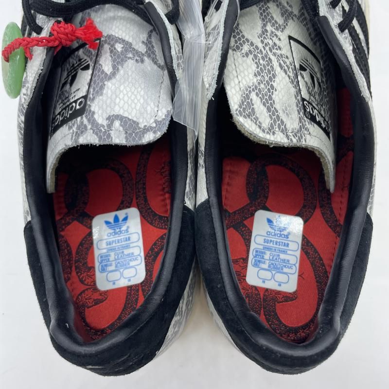 中古】adidas 12年製 SUPER STAR 80s CNY サイズ28.5cm Q35134 グレー