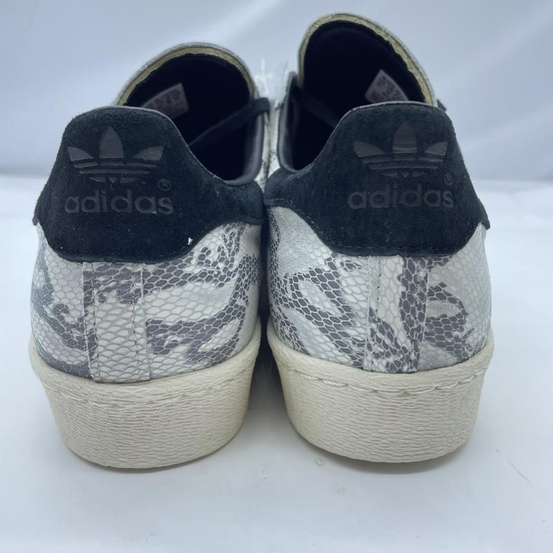 【中古】 12年製 SUPER STAR 80s CNY  サイズ28.5cm Q35134　グレー　ホワイト　アディダス[19][240019513986] 中古】adidas 12年製 SUPER STAR 80s CNY サイズ28.5cm Q35134 グレー