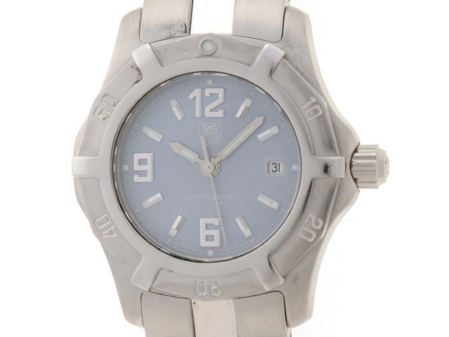 TAG HEUER タグホイヤー 2000エクスクルーシブ WN1318.BA0333 腕時計 ステンレス クオーツ ブルーシェル文字盤 レディース【中古】460