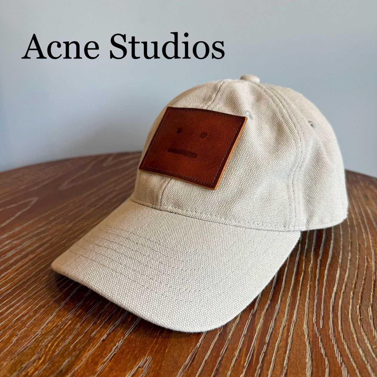 Acne Studios』アクネストゥディオズ レザーフェイスパッチコットン
