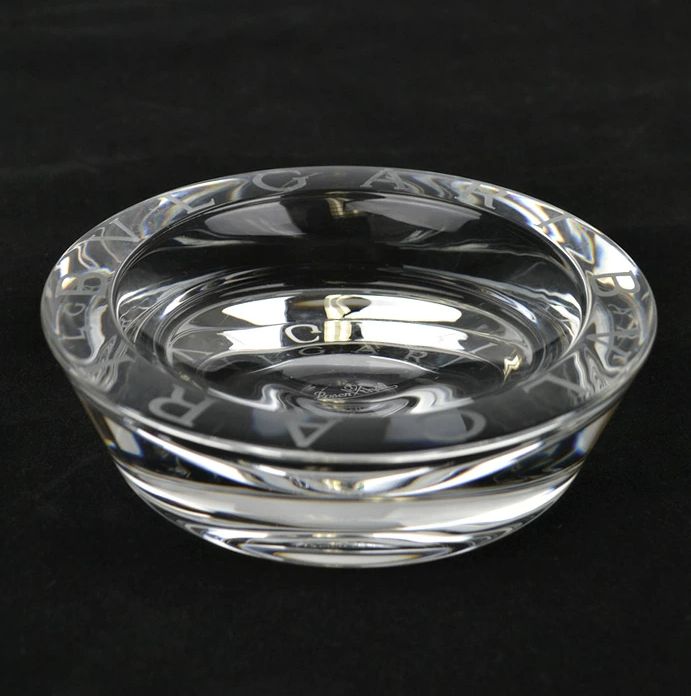 BVLGARI ブルガリ Rosenthal ローゼンタール クリスタルガラス 灰皿
