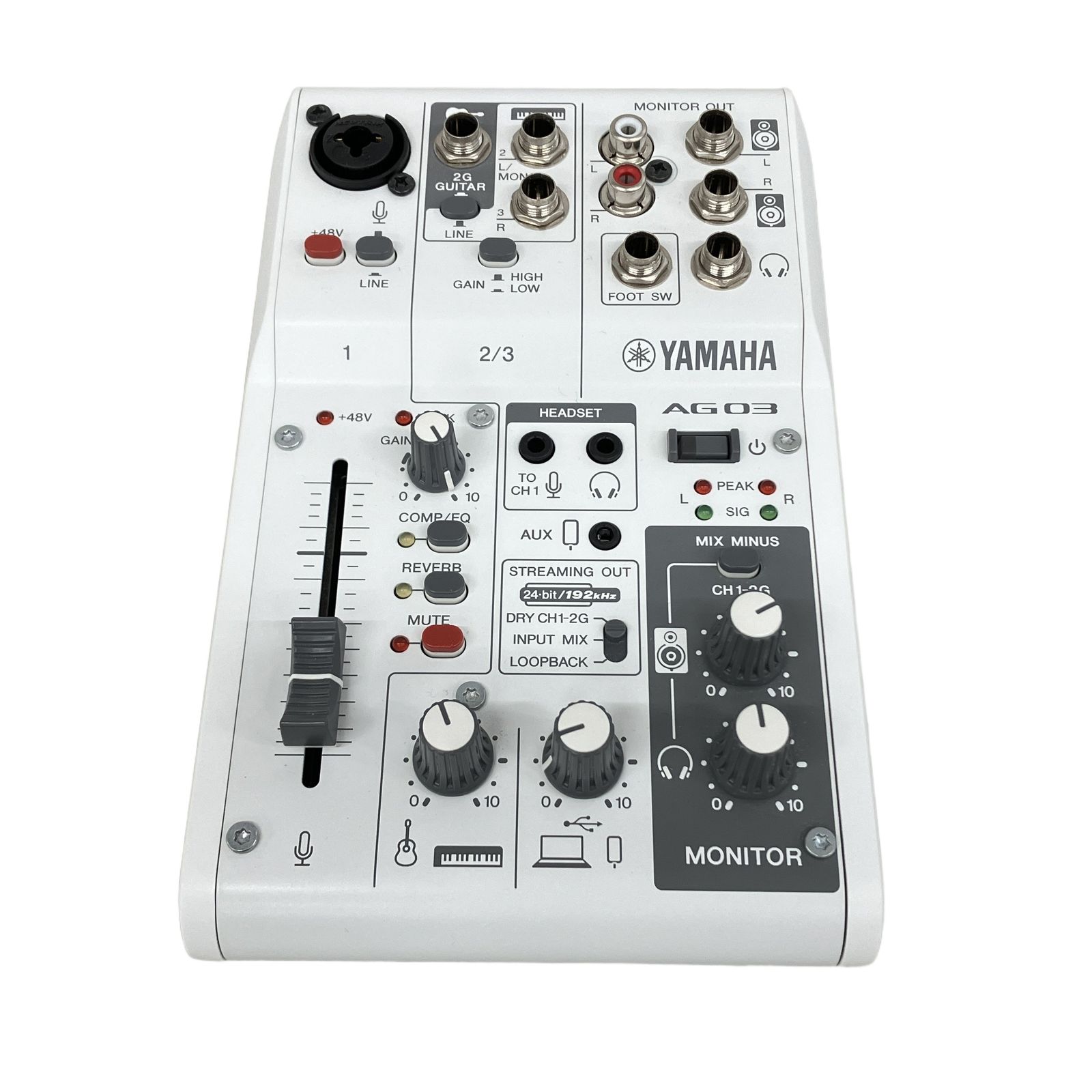 Yamaha ヤマハ AG03MK2 オーディオインターフェース 音響機材 中古 美品 K11450820