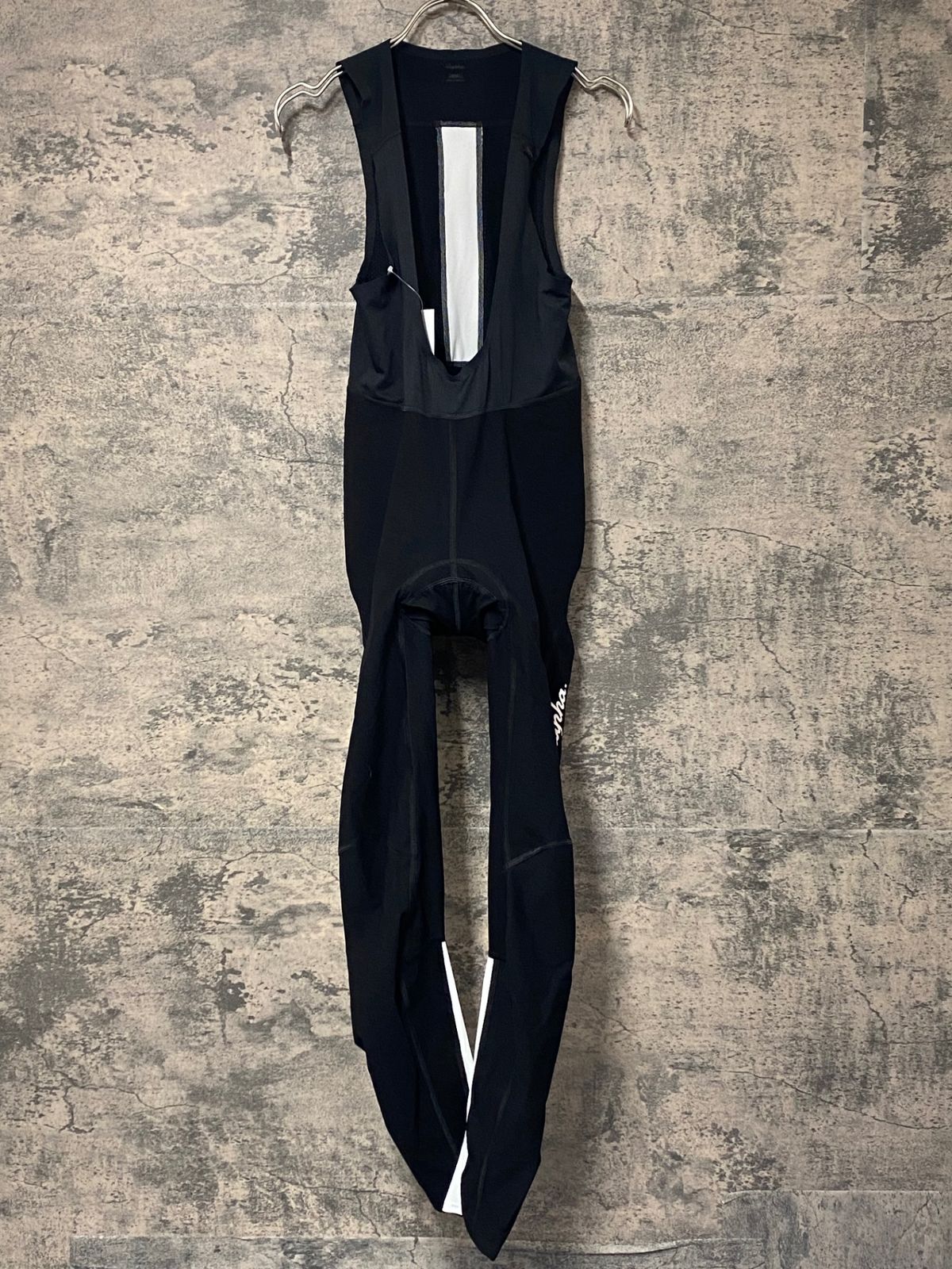 JX642 ラファ Rapha SOUPLESSE SHADOW TIGHTS ビブタイツ 黒 レディース S 裏起毛