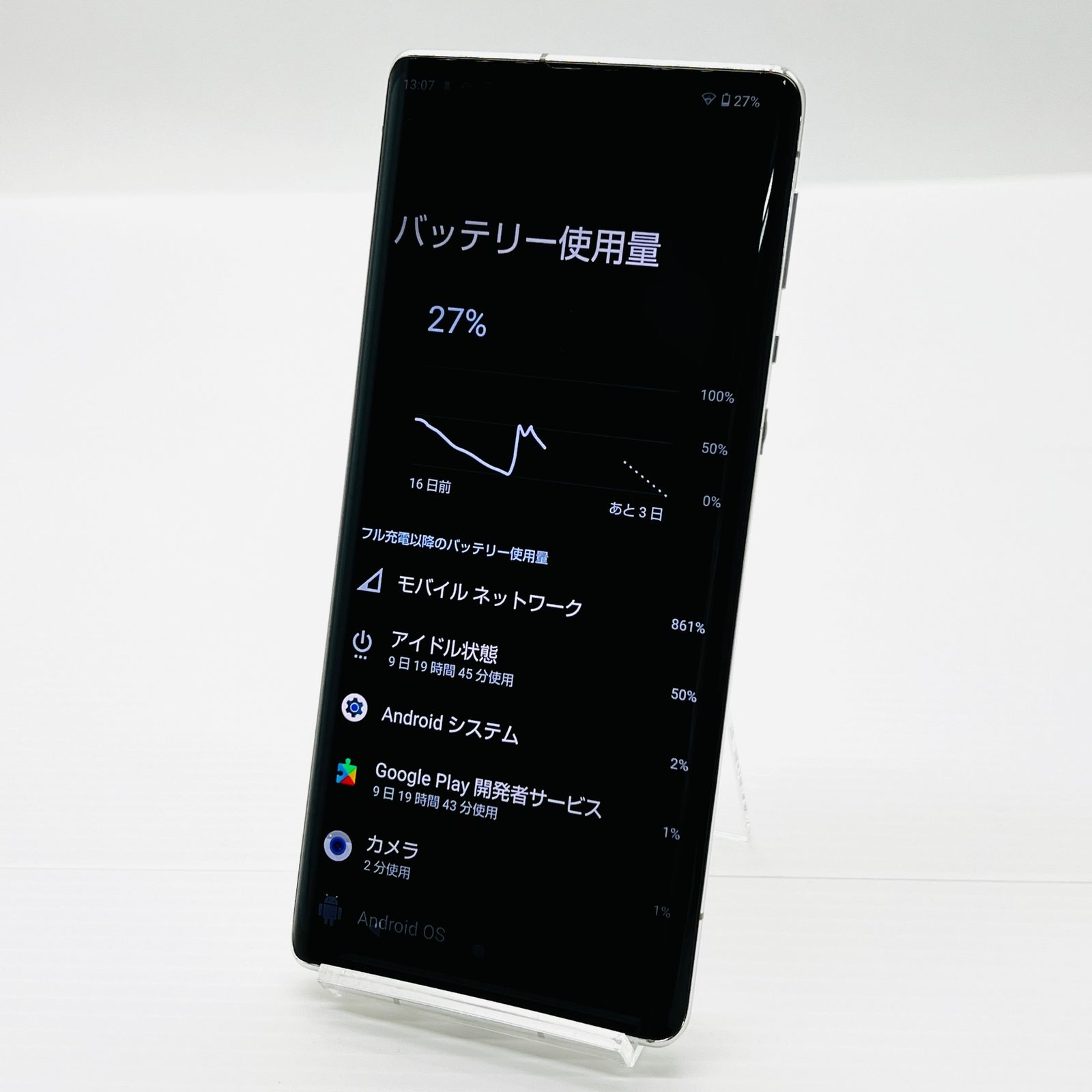 docomo AQUOS R6 128GB ホワイト SH-51B 中古- メルカリ