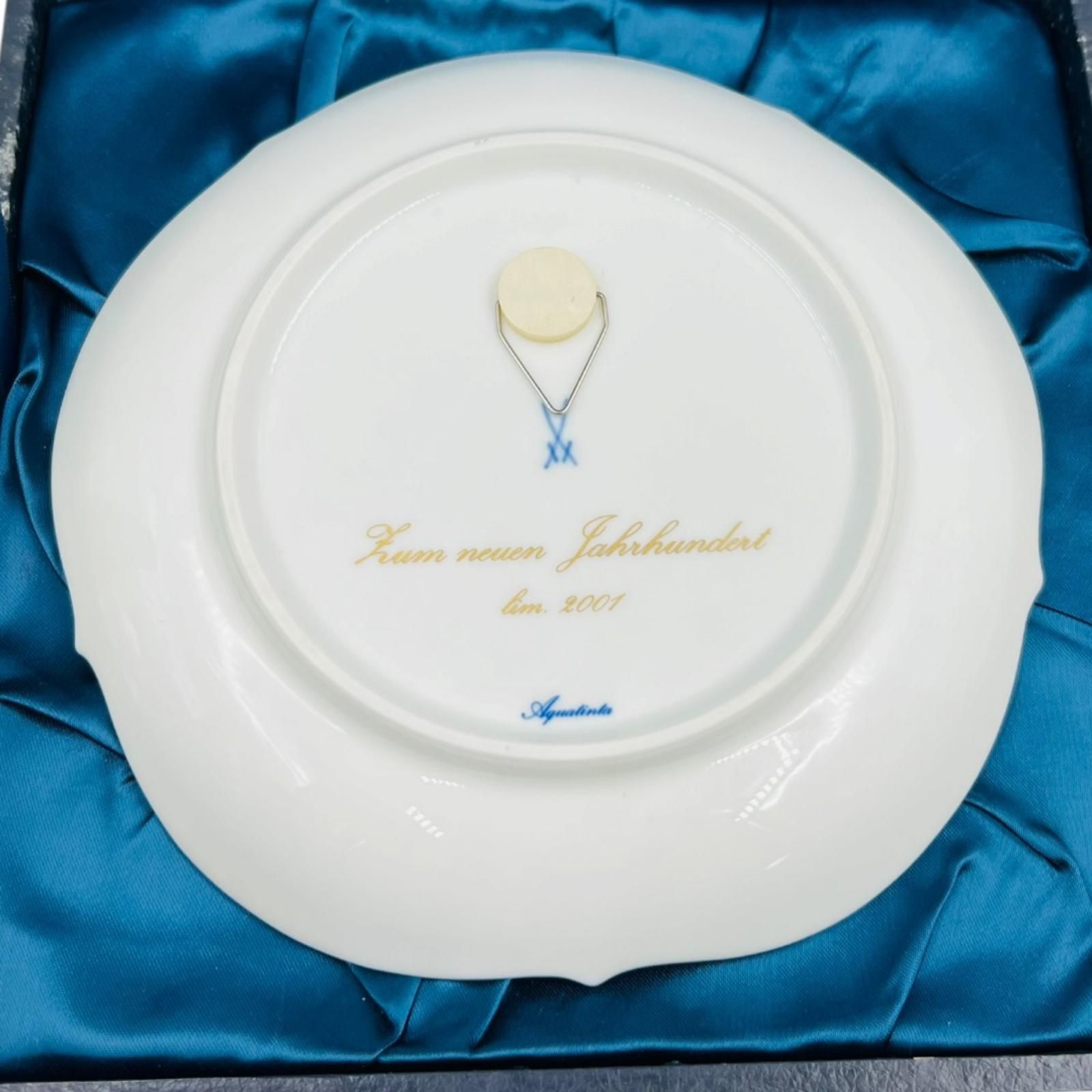 Meissen マイセン 天使とアルブレヒト城プレート イヤープレート 2001