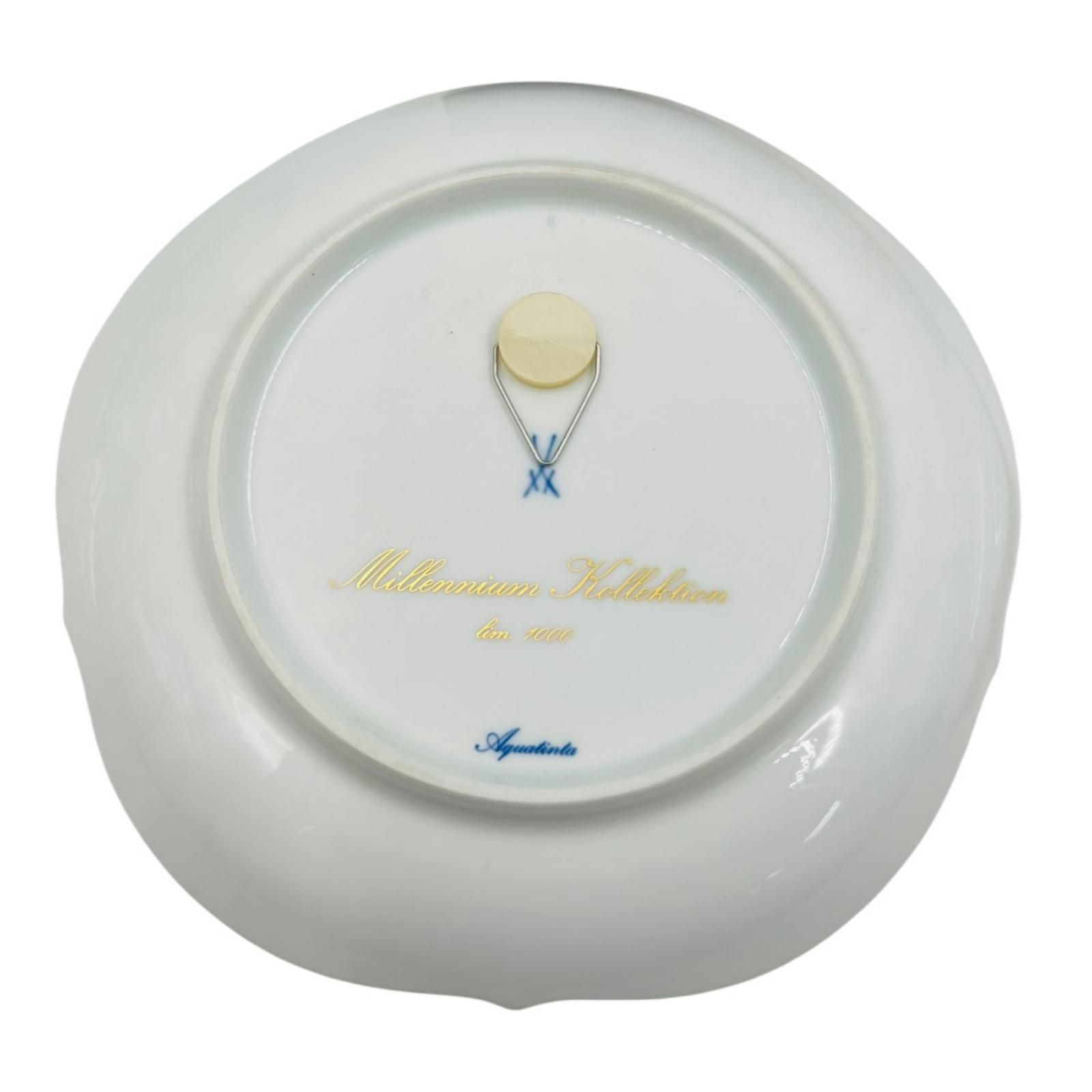 Meissen マイセン 天使とアルブレヒト城プレート イヤープレート 2001