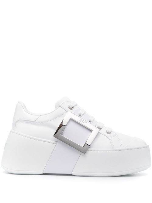 ROGER VIVIER VIV SKATE ハイ レザー スニーカー 送料無料