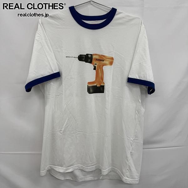 Supreme/シュプリーム【19SS】Drill Ringer Tee ドリルリンガー 半袖Tシャツ/XL