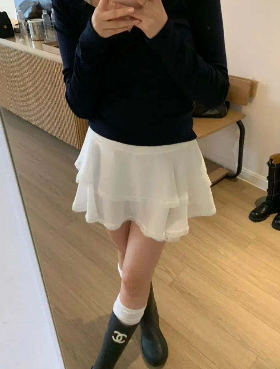 ソーバーショップ スカート petal lace skirt レーススカート