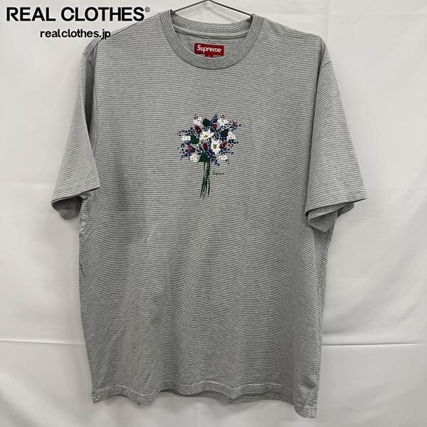 Supreme/シュプリーム【24SS】Bouquet S/S Top/ブーケ 半袖Tシャツ/ストライプ/L