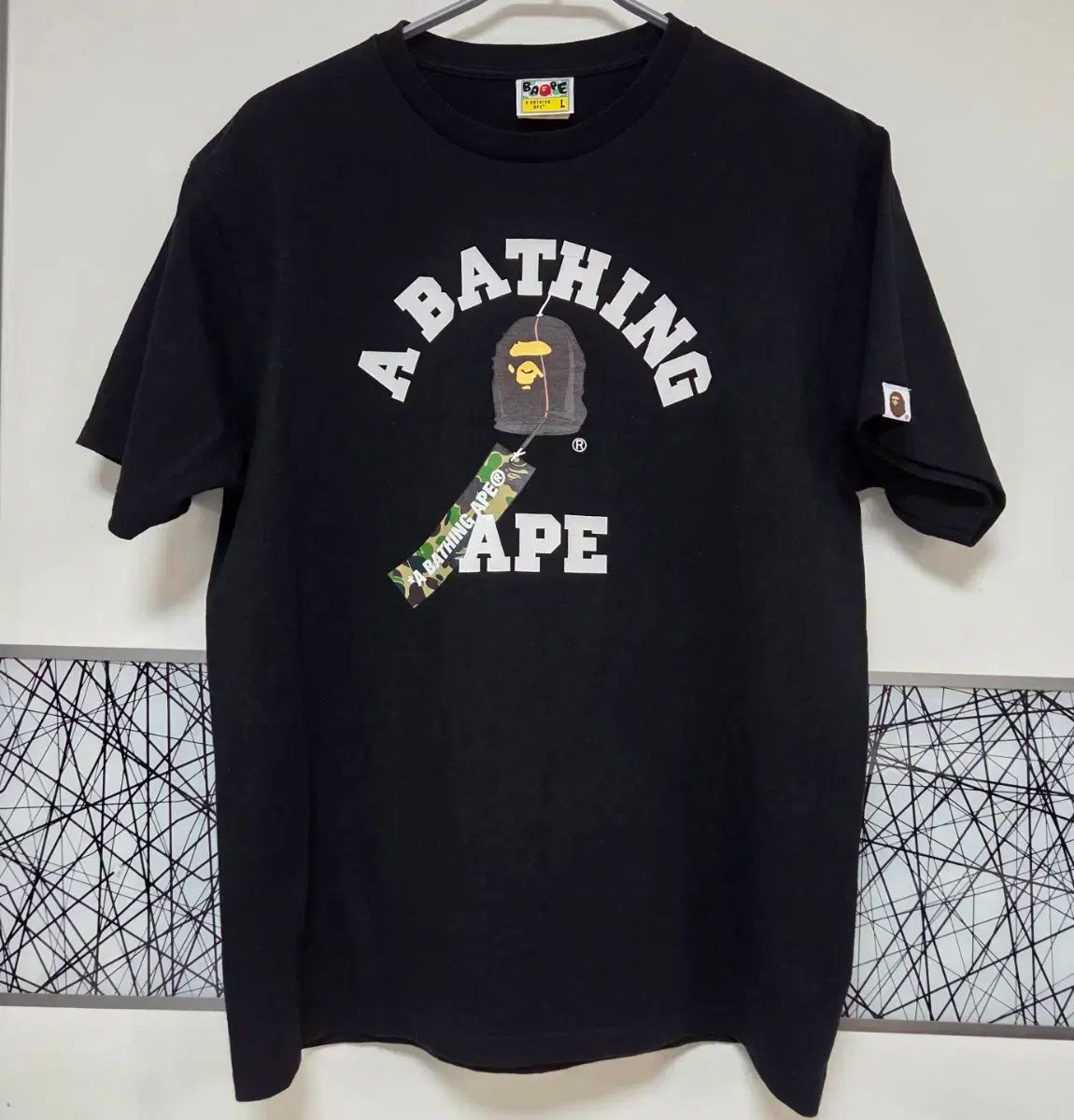 L ベイプ 25 S/S ジャパニーズ ウインドチャイム Tシャツ ブラック