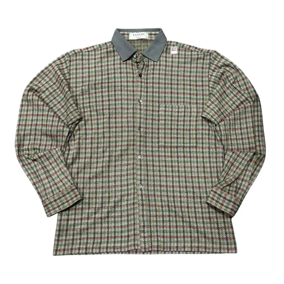 (即日発送) LANVIN ランバン ヴィンテージ CHECK ポロシャツ