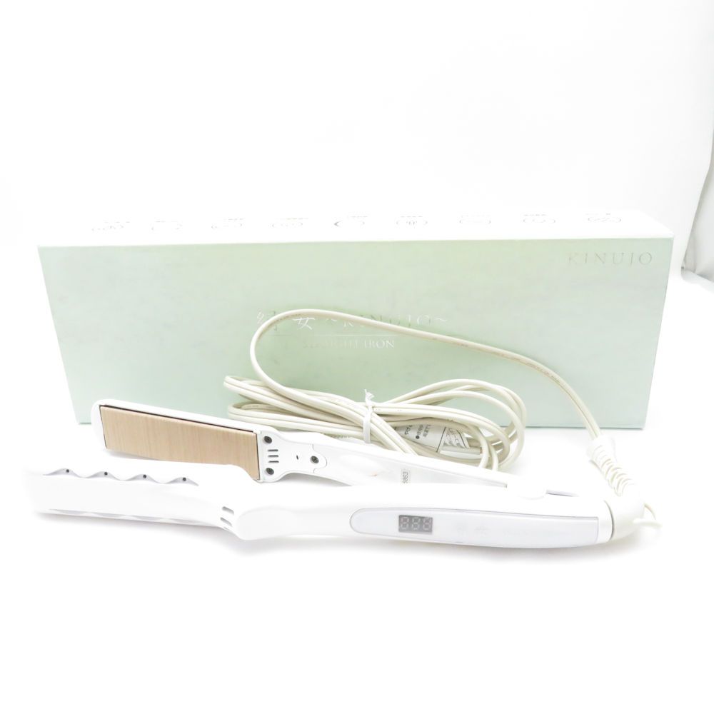 美品 KINUJO 絹女 LM-125 ストレートヘアアイロン BM13264