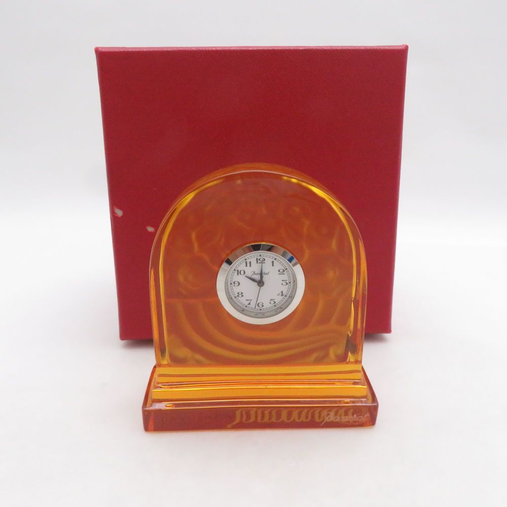 美品 Baccarat バカラ 置き時計 アールデコ SM5526V2 - メルカリ