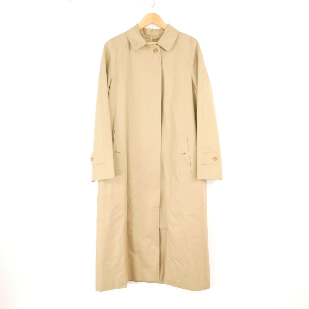 BURBERRY バーバリー コート 9AR M相当 ラムウール100% ステンカラー ライナーチェック アウター レディース AU4545B25