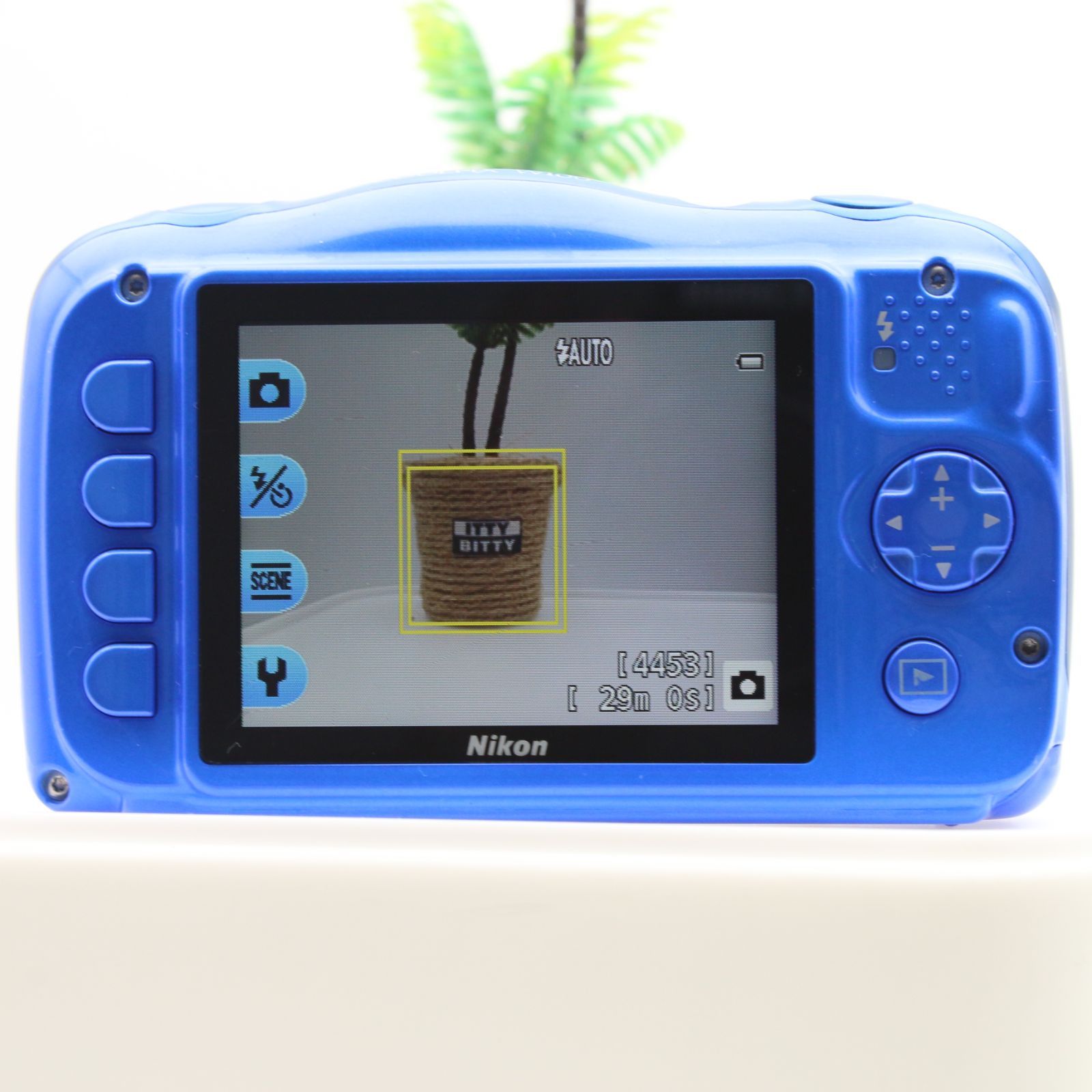 極上品】 Nikon COOLPIX W100 ブルー 防水 デジタルカメラ #098VV0714