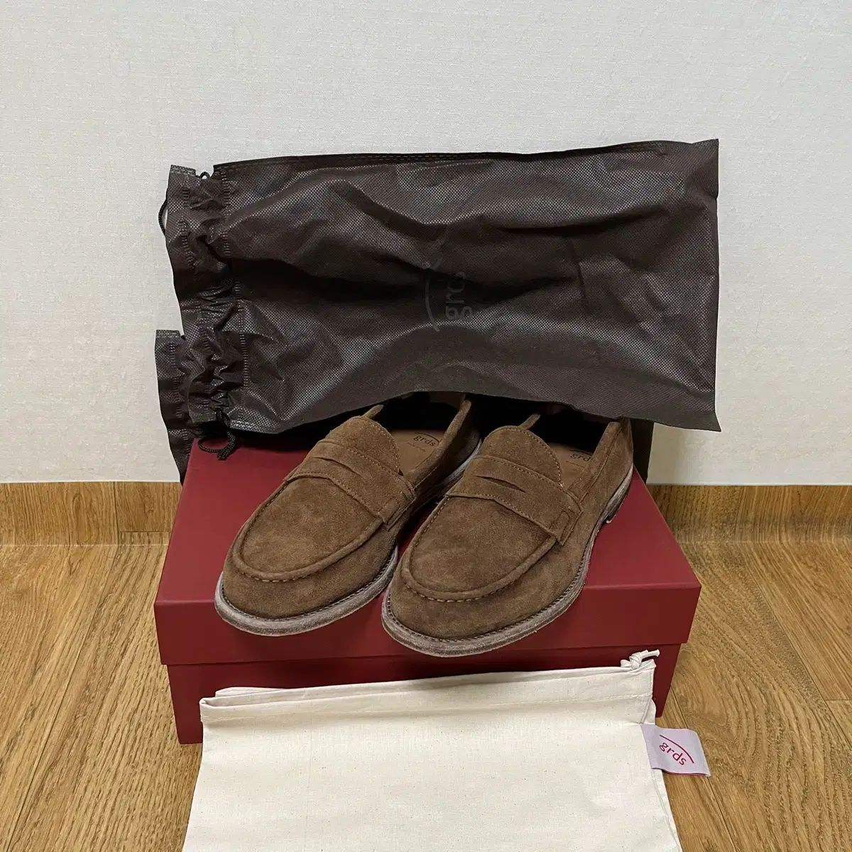 新品 grds ローファー 01 スウェード ブラウン 250サイズ 42,553円