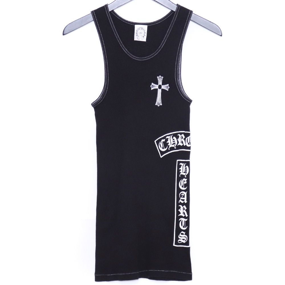 CHROME HEARTS オールド Tバー FUCK YOU ラージクロス リブ タンク